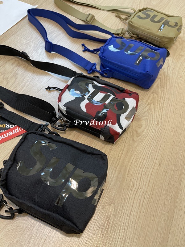 實拍SUP 50Th 50代小包透明Logo 腰包垮包胸包肩背包斜背包黑色迷彩藍色