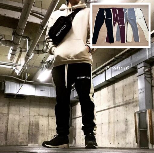 實拍 FOG Essentials 字母 logo 棉褲 長褲 棉長褲 縮口褲 休閒褲 褲子 Fear of God