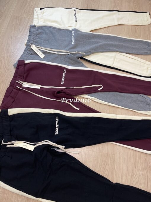 實拍 FOG Essentials 字母 logo 棉褲 長褲 棉長褲 縮口褲 休閒褲 褲子 Fear of God：圖片 7