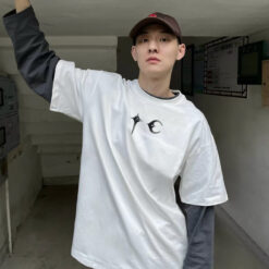 實拍 免運 Thug Club TC Basic 經典 logo 金屬 短袖 短T T恤 白T 黑T 素T Tee 韓國 克羅心：圖片 4