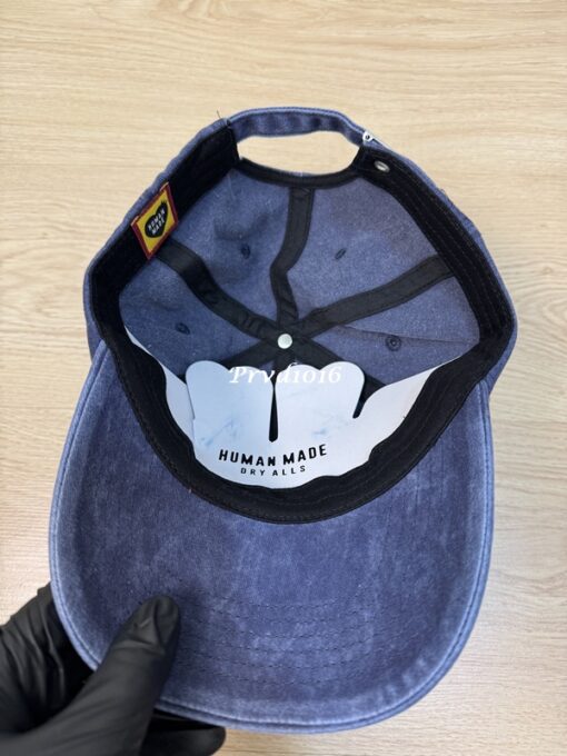 實拍 免運 日本 Human Made 字母 愛心 植絨 刺繡 logo 牛仔布 老帽 帽子 鴨舌帽 彎簷帽 棒球帽 男女同款 情侶：圖片 11
