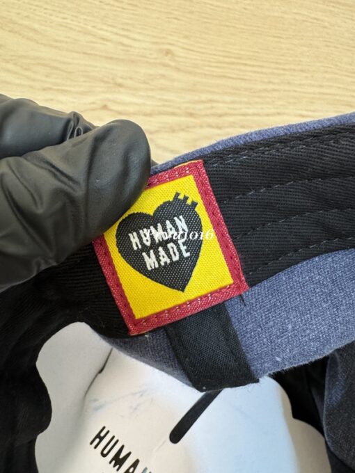 實拍 免運 日本 Human Made 字母 愛心 植絨 刺繡 logo 牛仔布 老帽 帽子 鴨舌帽 彎簷帽 棒球帽 男女同款 情侶：圖片 12