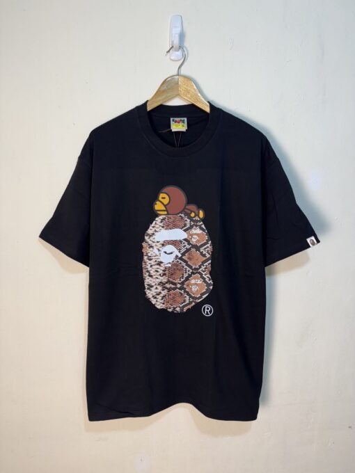實拍 免運 A BATHING APE BAPE 猿人 大猿人 圖案 logo 短袖 短T T恤 素T 低調款 街頭風：圖片 4
