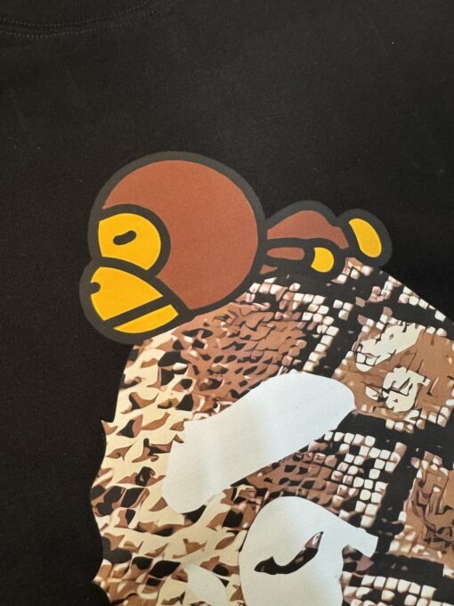 實拍 免運 A BATHING APE BAPE 猿人 大猿人 圖案 logo 短袖 短T T恤 素T 低調款 街頭風：圖片 7