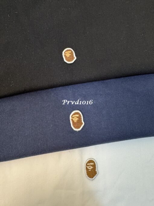 實拍 免運 BAPE 經典 猿人 logo 刺繡 胸口 徽章 短袖 短T T恤 素T 低調款 街頭風：圖片 6