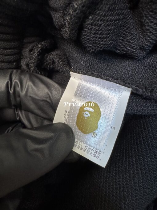 實拍 免運 BAPE 經典 猿人 logo 刺繡 短褲 棉短褲 褲子 運動褲 低調款 街頭風：圖片 11