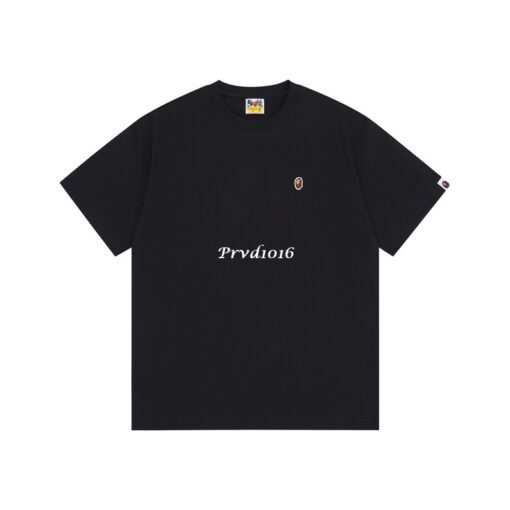 實拍 免運 BAPE 經典 猿人 logo 刺繡 胸口 徽章 短袖 短T T恤 素T 低調款 街頭風：圖片 4