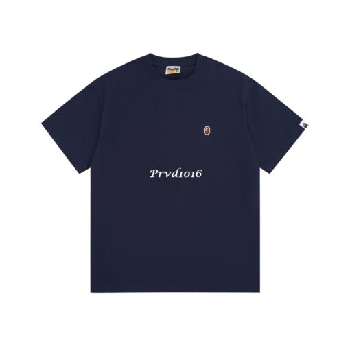實拍 免運 BAPE 經典 猿人 logo 刺繡 胸口 徽章 短袖 短T T恤 素T 低調款 街頭風：圖片 3