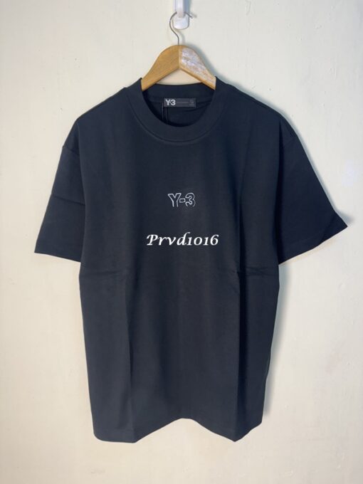 實拍 免運 日本 Y-3 山本耀司 日系 潮牌 塗鴉 logo 字母 短袖 2025 新款 寬鬆 短T T恤 穿搭 潮流：圖片 10