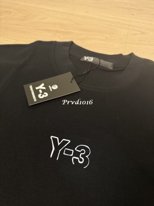 實拍 免運 日本 Y-3 山本耀司 日系 潮牌 塗鴉 logo 字母 短袖 2025 新款 寬鬆 短T T恤 穿搭 潮流：圖片 12