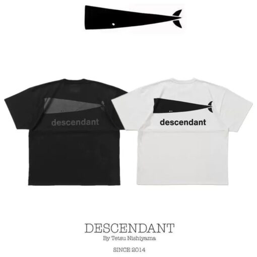 實拍 免運 日本 DESCENTDANT DCDT 鯨魚 日系 潮牌 重磅 寬鬆 短袖 logo 字母 2025 新款 短T T恤 穿搭 潮流