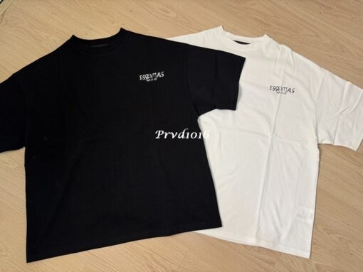 實拍 免運 FOG FEAR OF GOD ESSENTIALS 潮牌 寬鬆 短袖 塗鴉 logo 字母 2025 新款 短T T恤 穿搭 潮流 上衣：圖片 15