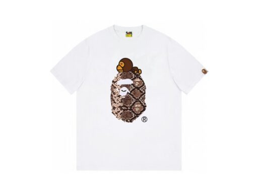實拍 免運 A BATHING APE BAPE 猿人 大猿人 圖案 logo 短袖 短T T恤 素T 低調款 街頭風