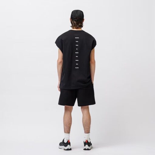 實拍 免運 日本 WTAPS 日系 潮牌 無袖 短袖 背心2025 新款 logo 字母 刺繡 寬鬆 短T T恤 穿搭 潮流 CityBoy：圖片 5