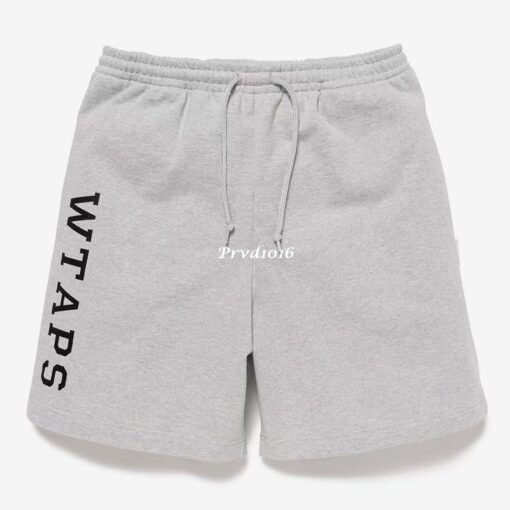 實拍 免運 WTAPS 日本 潮牌 日潮 夏季 短褲 五分褲 運動褲 Logo 字母 印花 寬鬆 短褲 褲子 休閒褲 穿搭 潮流：圖片 5