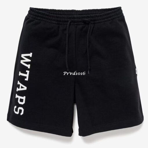 實拍 免運 WTAPS 日本 潮牌 日潮 夏季 短褲 五分褲 運動褲 Logo 字母 印花 寬鬆 短褲 褲子 休閒褲 穿搭 潮流：圖片 4