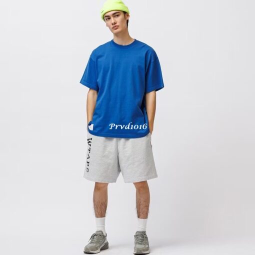實拍 免運 WTAPS 日本 潮牌 日潮 夏季 短褲 五分褲 運動褲 Logo 字母 印花 寬鬆 短褲 褲子 休閒褲 穿搭 潮流：圖片 2