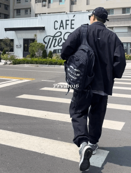實拍免運 Human Made 後背包 雙肩包 軍事風 愛心 logo 印花 上課 逛街 旅行 打球 運動 健身：圖片 4