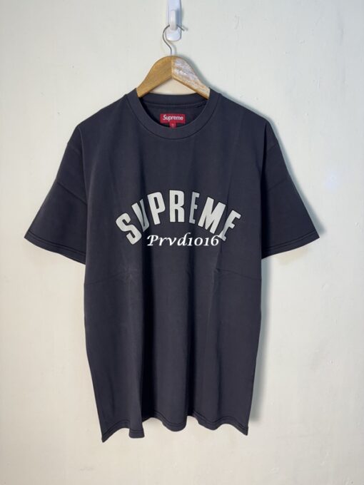 實拍 免運 Supreme 爆裂紋 logo 寬鬆 水洗 短袖 前後字母 短T T恤 黑色 藍色 米色 粉紅色：圖片 8