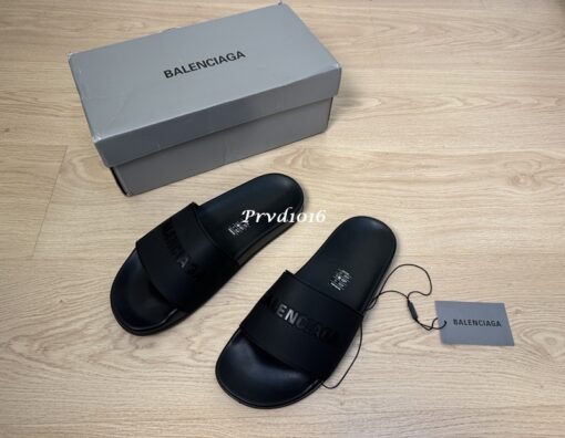 實拍 免運 Balenciaga 巴黎世家 Logo 字母 涼鞋 拖鞋 潮流 上課 逛街 運動 健身 出國 旅行：圖片 2