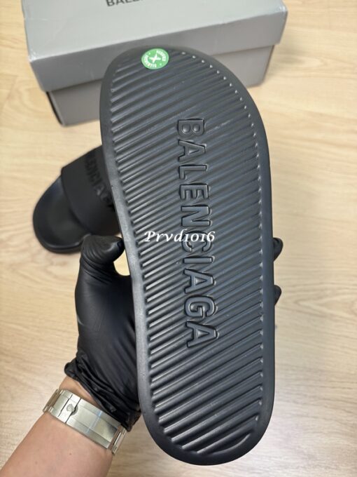 實拍 免運 Balenciaga 巴黎世家 Logo 字母 涼鞋 拖鞋 潮流 上課 逛街 運動 健身 出國 旅行：圖片 6