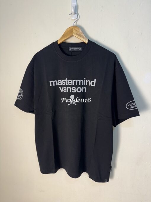 實拍 免運 Mastermind Japan MMJ 經典 骷髏 印花 寬鬆 短袖 五分袖 正面 logo 字母 背面 骨頭 短T T恤 TEE：圖片 8