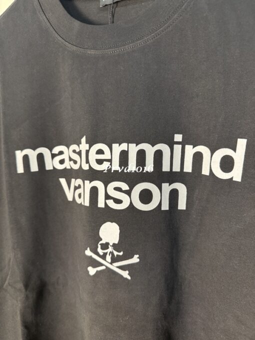 實拍 免運 Mastermind Japan MMJ 經典 骷髏 印花 寬鬆 短袖 五分袖 正面 logo 字母 背面 骨頭 短T T恤 TEE：圖片 9