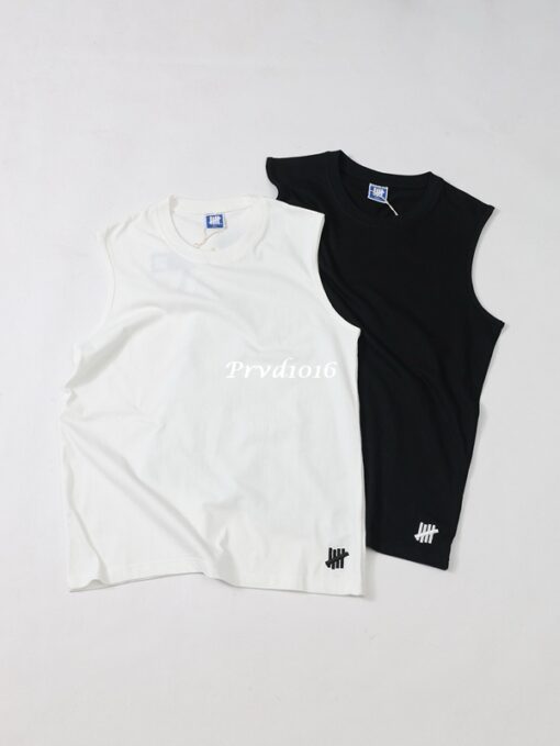 實拍 免運 UNDEFEATED 美牌 純棉 坦克 背心 柵欄 刺繡 logo 春夏款 上衣 百搭 潮流 上課 逛街 出國 旅行：圖片 5