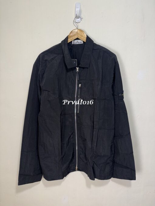 實拍 免運 Stone Island 石頭島 刺繡 徽章 logo 薄外套 金屬工業風 春夏款 夾克外套 防潑水 夾克：圖片 6