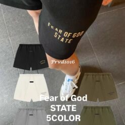 實拍免運 FOG Essentials Tee 美式 STATE 字母 寬鬆風 短褲 棉褲 棉短褲 休閒褲 運動褲 褲子 街頭 潮流 春夏 新款