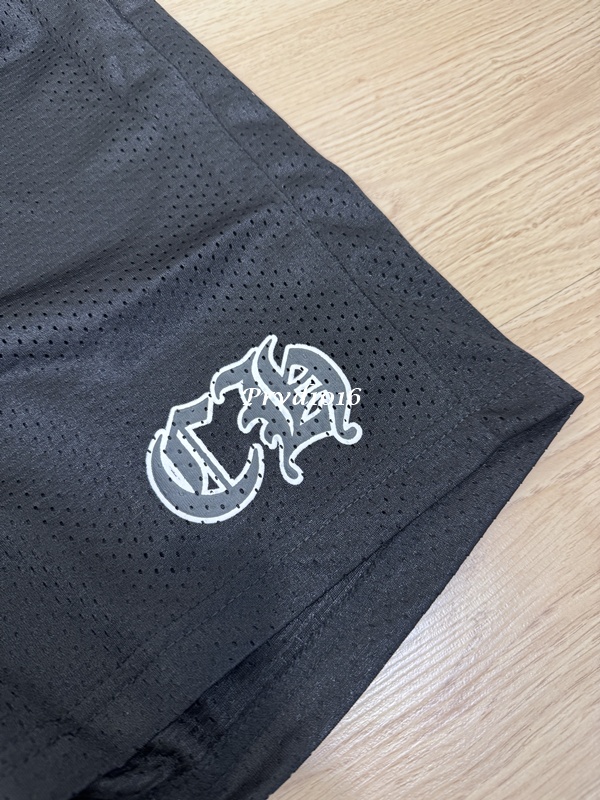 實拍 免運 法國 克羅心 logo 印花 雙層網眼 球褲 冰肌 短褲 褲子 運動褲 網眼褲 套裝:圖片 6