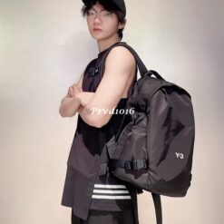 實拍 免運 日本 Y-3 山本耀司 日系 潮牌 logo 字母 防波水 後背包 雙肩包 背包 2025 新款 穿搭 潮流