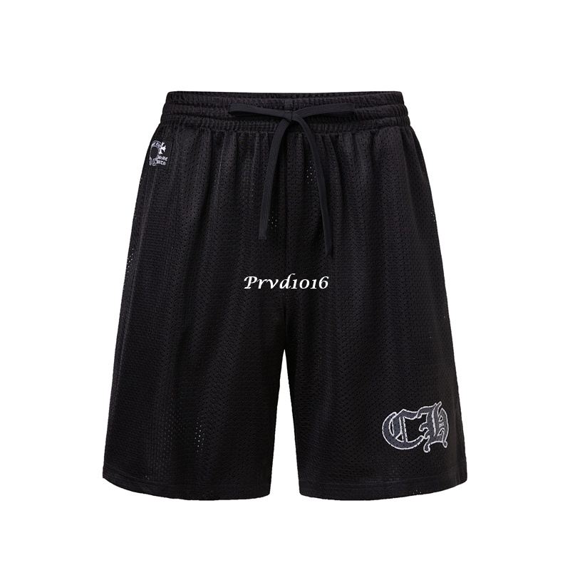 實拍 免運 法國 克羅心 logo 印花 雙層網眼 球褲 冰肌 短褲 褲子 運動褲 網眼褲 套裝:圖片 3