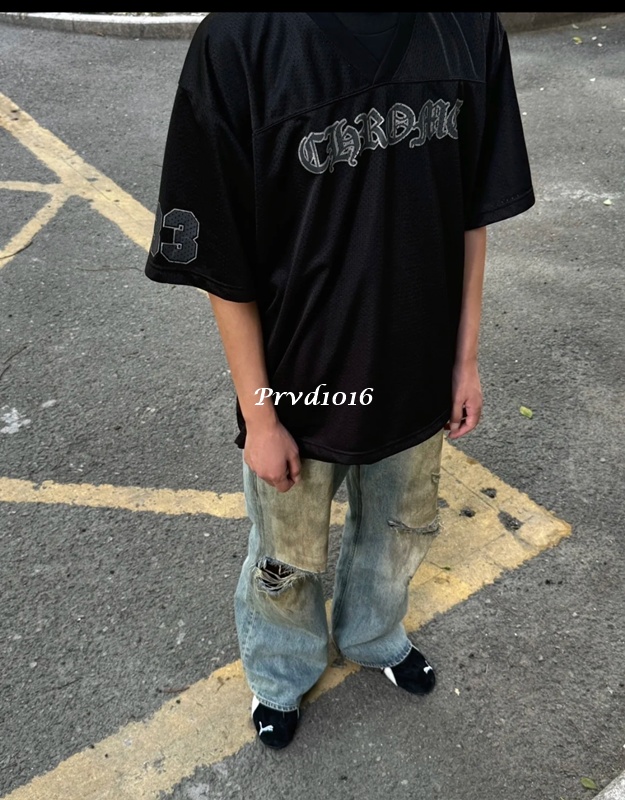 實拍 免運 法國 克羅心 logo 印花 雙層網眼 球衣 冰肌 短袖 短T T恤 上衣 套裝