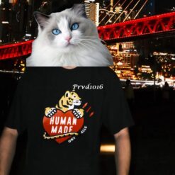 Alternative view of 實拍 免運 Human Made 經典 動物系列 愛心 老虎 短袖 正面 logo 字母 老虎頭 背面 愛心 印花 短T T恤 TEE 2025 新款
