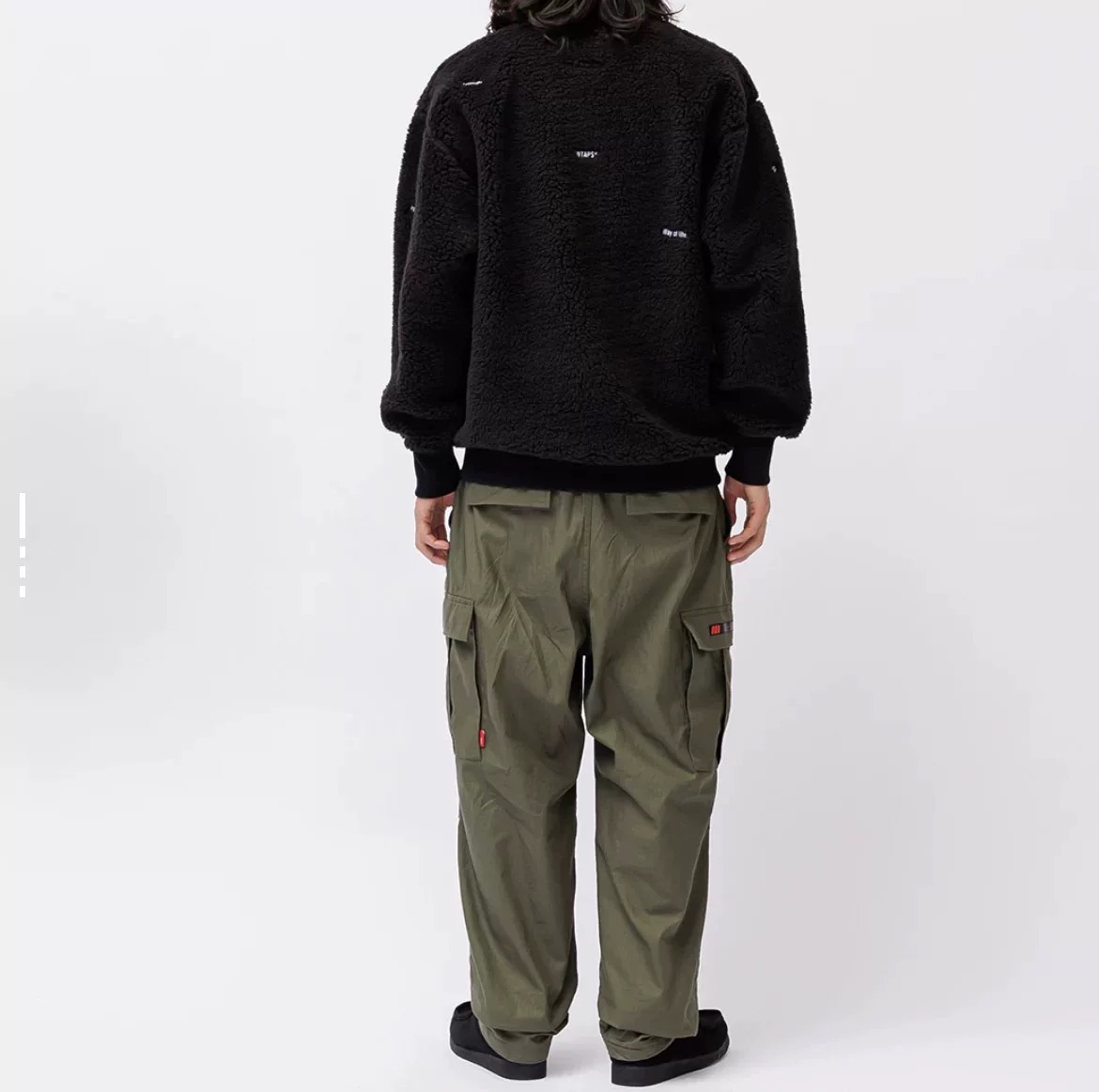 實拍 免運 WTAPS 日本 潮牌 日潮 工裝褲 長褲 工作褲 休閒褲 Logo 字母 印花 寬鬆 褲子 穿搭 潮流 逛街 出國:圖片 3