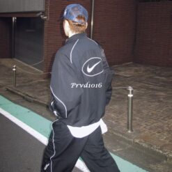 實拍免運 Supreme X Nike 聯名款 刺繡 LOGO 尼龍 寬鬆 運動套裝 風衣 風褲 拉鍊外套 運動長褲 夾克套裝 長褲 潮流 街頭風