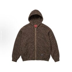 實拍 免運 美牌 Supreme 豹紋 滿版 外套 連帽外套 拉鍊外套 街頭 潮流 流行 潮牌 情侶裝 男女同款 上衣