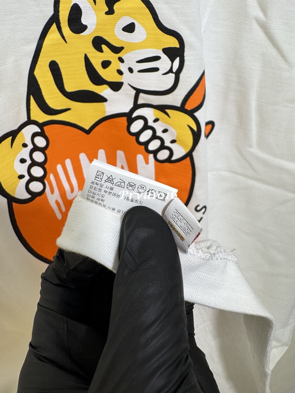 實拍 免運 Human Made 經典 動物系列 愛心 老虎 短袖 正面 logo 字母 老虎頭 背面 愛心 印花 短T T恤 TEE 2025 新款:圖片 19