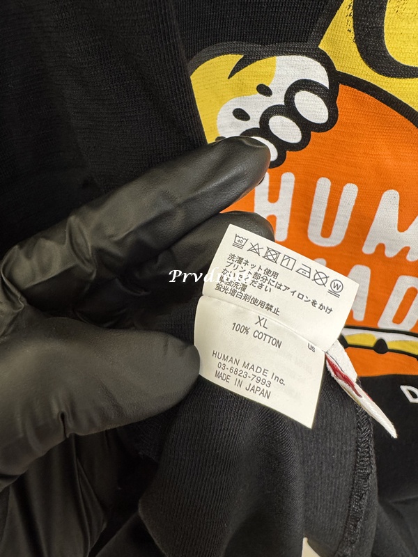 實拍 免運 Human Made 經典 動物系列 愛心 老虎 短袖 正面 logo 字母 老虎頭 背面 愛心 印花 短T T恤 TEE 2025 新款:圖片 8