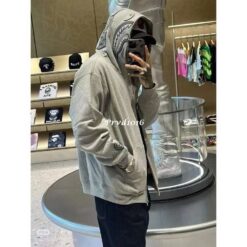 Alternative view of 實拍 免運 日牌 BAPE 鯊魚 猿人刺繡 帽夾 帽T 連帽外套 潮流外套 情侶穿搭 鯊魚外套 街頭 潮牌 黑色 灰色 CITYBOY風格 上衣