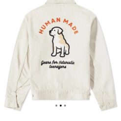 Alternative view of 實拍 免運 日牌 HUMAN MADE 動物系列 狗狗 刺繡 教練外套 立體刺繡 狗狗夾克 休閒外套 情侶穿搭 寬鬆風 CITYBOY風格