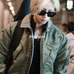 Alternative view of 實拍 免運 韓系潮流 Thug Club TC MA-1 MA1 夾克 空軍外套 飛行外套 軍裝外套 短版寬鬆 飛行員夾克 街頭潮流外套 重磅 男裝 街頭美式復古 韓國克羅心