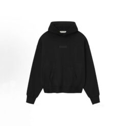 實拍免運 ESSENTIALS FOG Fear Of God 背後銀灰字 反光 Logo 帽T 美牌 連帽衛衣 Hoodie 長袖 上衣 寬鬆 落肩 重磅棉 CITYBOY風格 情侶 男女同款 街頭 潮流 秋冬 穿搭 出國 旅行：圖片 3
