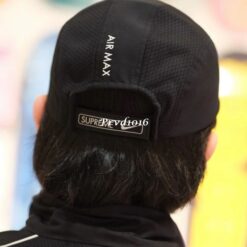 Alternative view of 實拍 免運 Supreme Nike 聯名 跑步帽 鴨舌帽 老帽 黑色 帽子 機能帽 透氣網布 男女同款 情侶款 美式街頭 CITYBOY 韓系穿搭