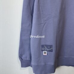 實拍 免運 AAPE A BATHING APE 大學T 長袖 衛衣 猿人 徽章 刺繡 街頭潮流 日系潮牌 工裝風 Cityboy 寬鬆版型 男女同款 穿搭 純棉 上衣：圖片 8