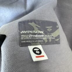 實拍 免運 AAPE A BATHING APE 大學T 長袖 衛衣 猿人 徽章 刺繡 街頭潮流 日系潮牌 工裝風 Cityboy 寬鬆版型 男女同款 穿搭 純棉 上衣：圖片 14