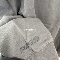 實拍 免運 AAPE A BATHING APE 大學T 長袖 衛衣 猿人 徽章 刺繡 街頭潮流 日系潮牌 工裝風 Cityboy 寬鬆版型 男女同款 穿搭 純棉 上衣：圖片 22