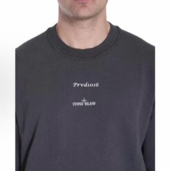 實拍 免運 義大利 STONE ISLAND 石頭島 指南針 背後 大圖 logo 大學T 長袖 圓領 衛衣 水洗做舊 精品 上衣 CITYBOY風格 情侶款 潮流穿搭:圖片 8