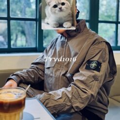實拍 免運 義大利 STONE ISLAND 石頭島 徽章 立領 機能 夾克 外套 工裝外套 風衣外套 城市機能 CITYBOY風格 街頭 時尚 潮流